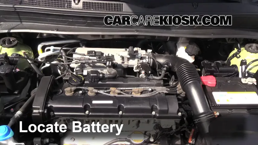 2011 Kia Soul Plus 2.0L 4 Cyl. Battery Replace